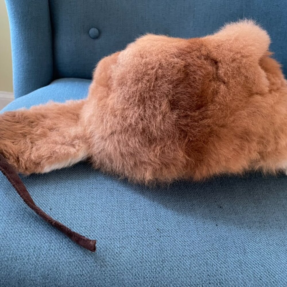 Rabbit fur hat NWOT